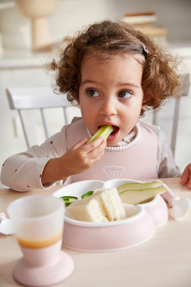 BABYBJORN - Indų rinkinys, 8 vnt. - Rožinė pudra