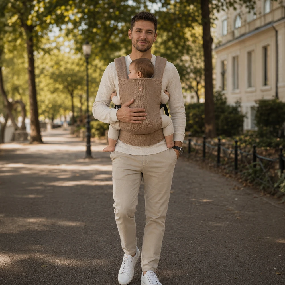 BABYFLOW AIR ERGONOMINĖ ZAFFIRO Kvėpuojanti nešioklė