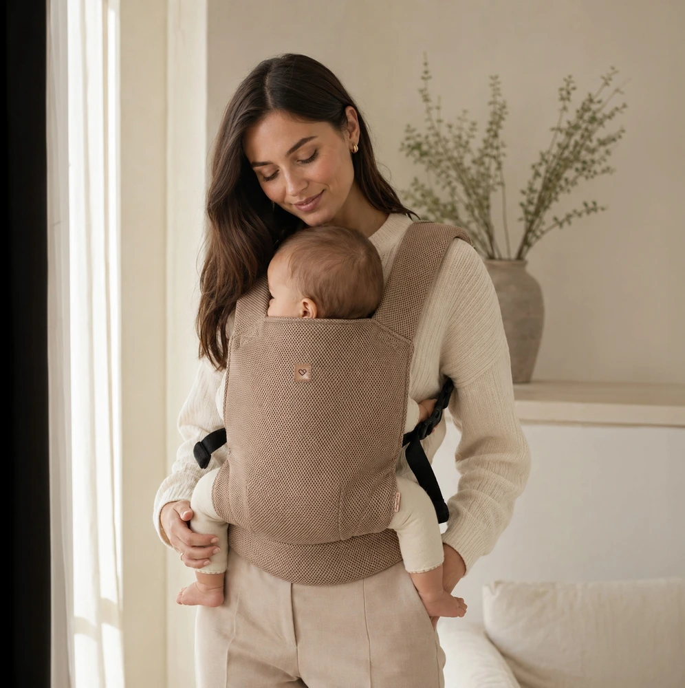 BABYFLOW AIR ERGONOMINĖ ZAFFIRO Kvėpuojanti nešioklė