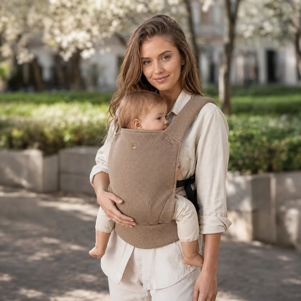 BABYFLOW AIR ERGONOMINĖ ZAFFIRO Kvėpuojanti nešioklė