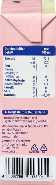 Babylove BIO miško vaisių sultys + laukinių rožių vit