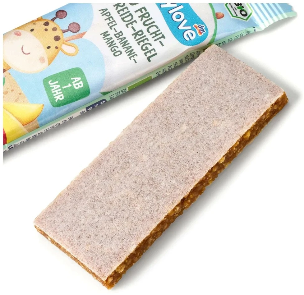 BABYLOVE BIO SVEIKŪS MINKŠTI AVIŽŲ BATONAI VAIKAMS BE CUKRAUS SU MANGO