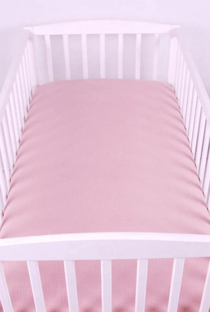BabyLux Muslin paklodė 70x140 MUSLIN retro rožinė