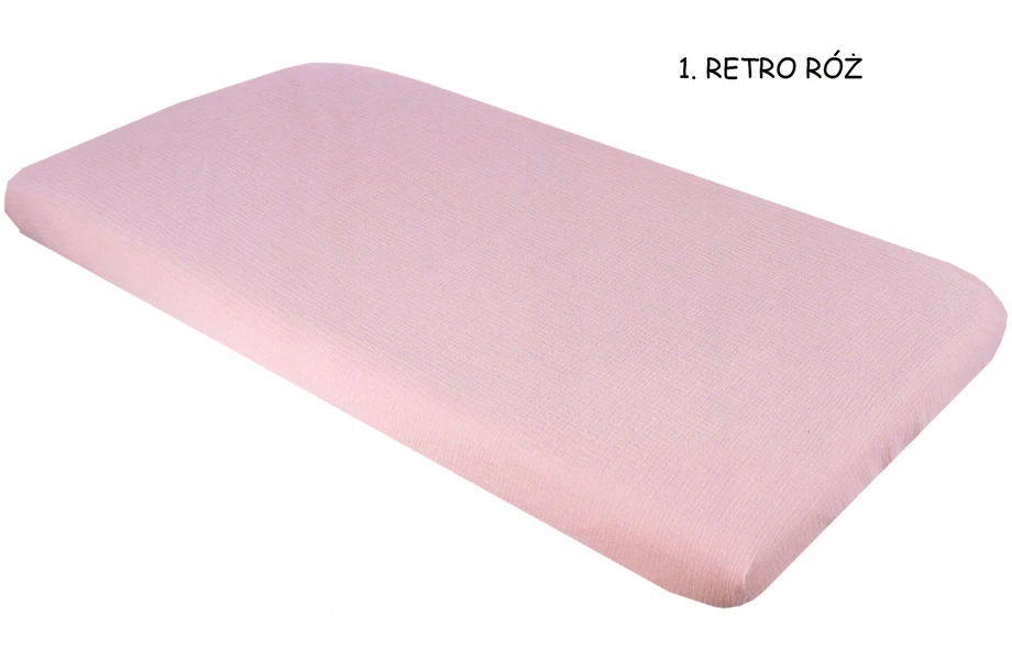 BabyLux Muslin paklodė 70x140 MUSLIN retro rožinė