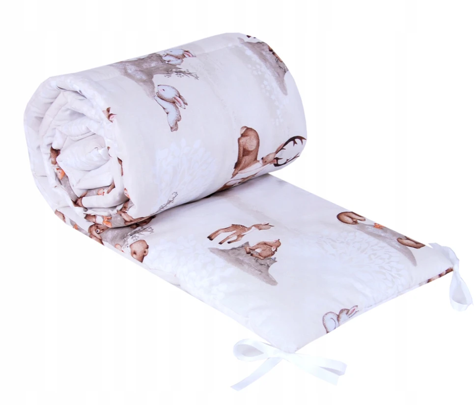 BabyLux OCHRANIACZ DWUSTRONNY 180X30 CM NA SZCZEBELKI DO ŁÓŻECZKA 120x60 CM