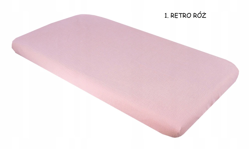 BabyLux paklodė PAPILDOMOMS LOVOMS MUSLINAS 50x90 SENAS ROSA