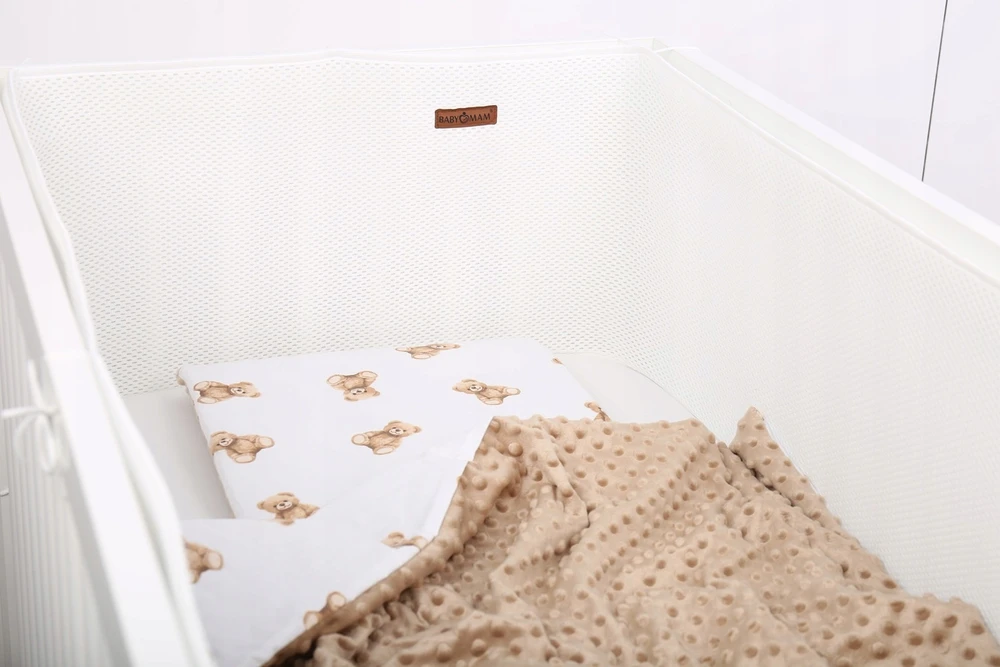 Babymam Kvėpuojanti 3D AIR LOVA APSAUGA 180cm ANT KILDŲ