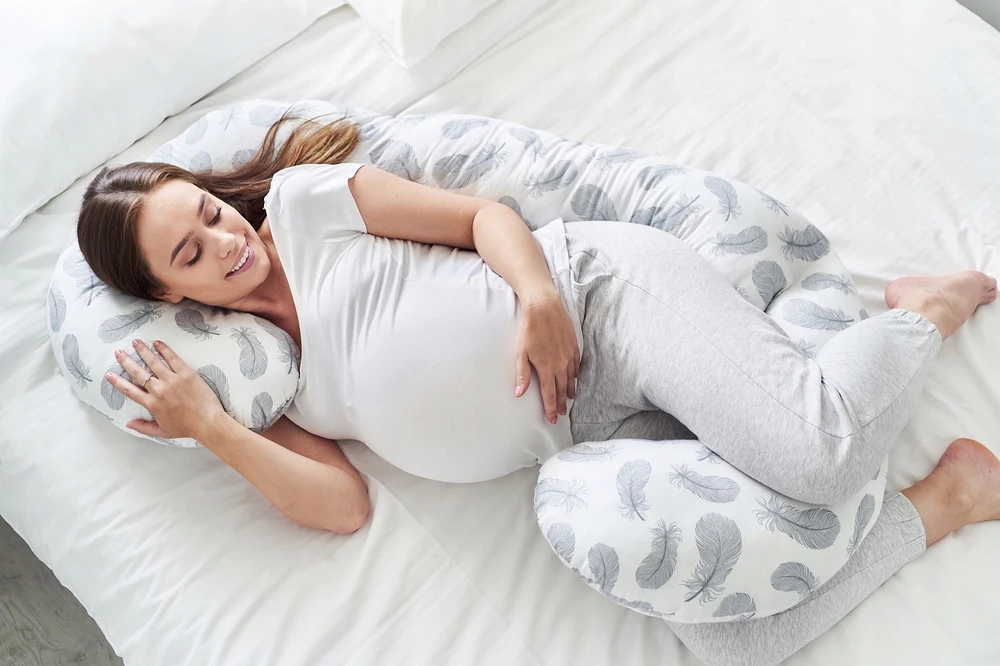 BABYMAM pagalvės užvalkalas, skirtas NĖŠTUMO MIEGIMO voleliui, C TIPO