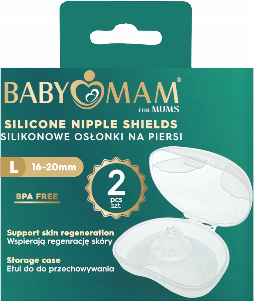 BABYMAM SILIKONINIAI KŪČIŲ UŽDALGIAI, SPENELĖS + PREMIUM DĖKLAS L DYDIS