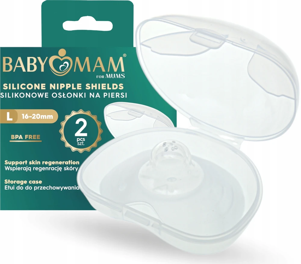 BABYMAM SILIKONINIAI KŪČIŲ UŽDALGIAI, SPENELĖS + PREMIUM DĖKLAS L DYDIS