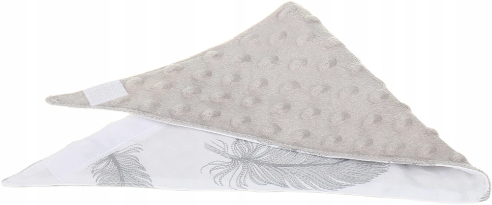 BABYMAM SOFT BIB, MINKY šalikas SU VELCRO 2 viename