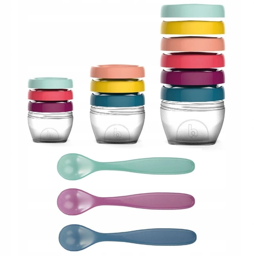 Babymoov - Babybols kelių indų rinkinys - 3 x 120 ml, 3 x 180 ml, 6 x 250 ml