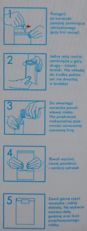 BabyOno Maišeliai motinos pienui laikyti ir užšaldyti 150 ml, 20 vnt.