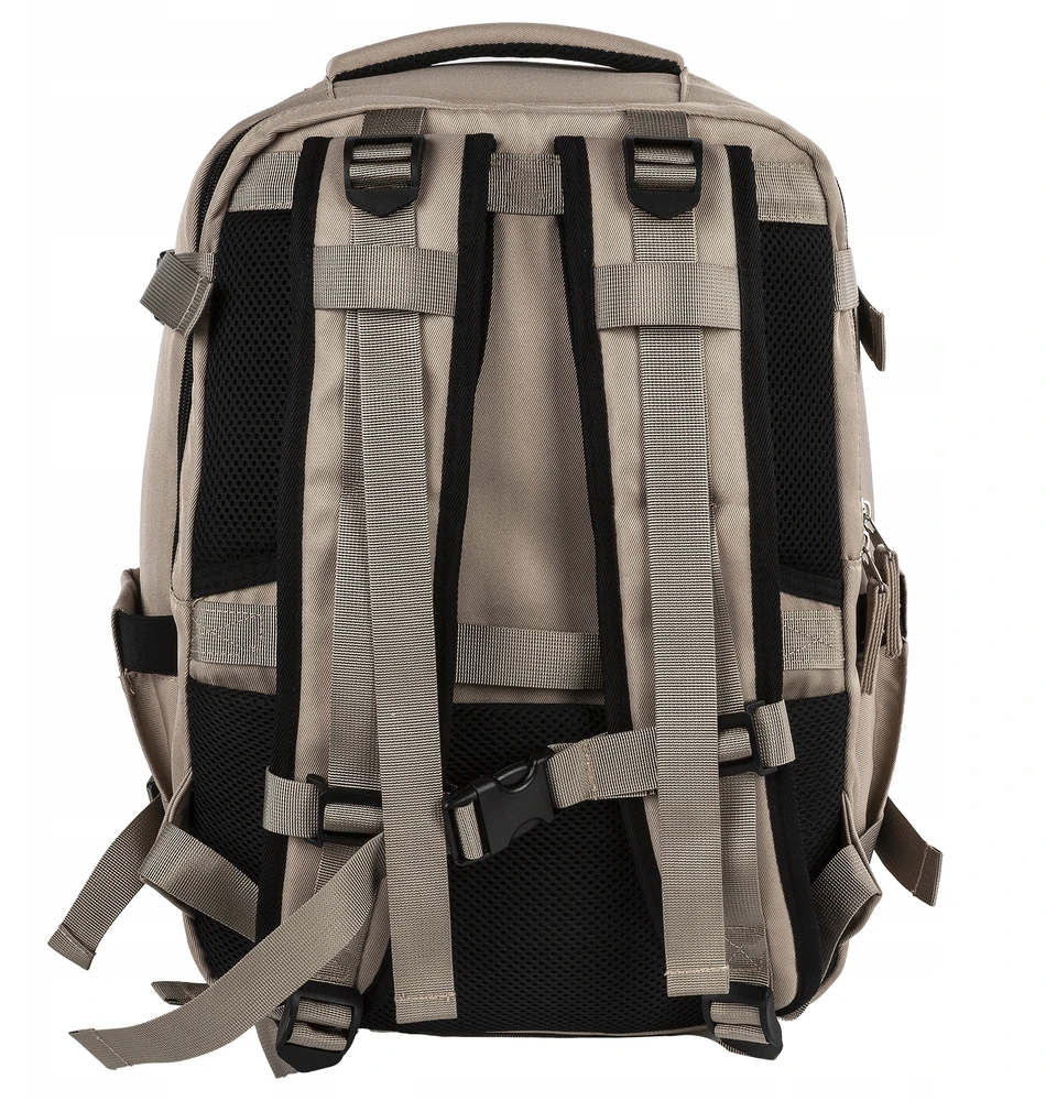 Back Up KELIONINĖ KURIŠINĖ RANKINIUI LĖKTUVO BAGAŽA 40 ​​x 30 x 20 cm BEIGE