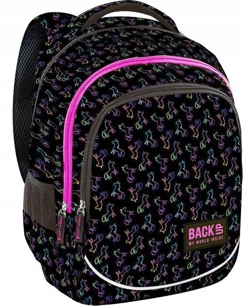 Mokyklinė kuprinė Derform BackUp Unicorn Outline (PLB3X30)
