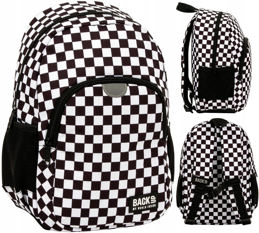 Back Up Kuprinė Backup Checker, 18 L, juoda/balta