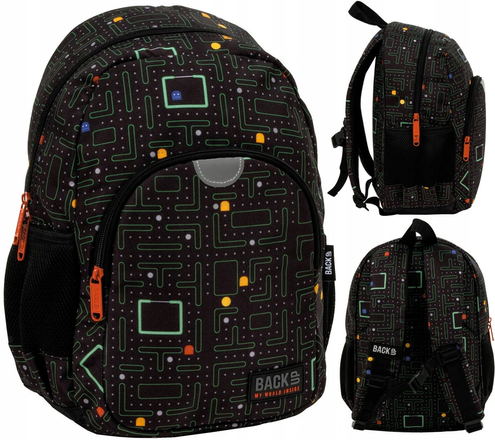 Back Up Kuprinė "gamer" T102 vaikams, 18l, 34x26x14cm, atspari vandeniui