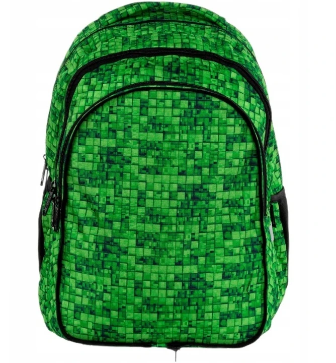 Back Up Kuprinė SZKOLNY GAMINGOWY MINECRAFT 3W1 DLA GRACZA CHLOPCA GAMERA DO SZKOLY