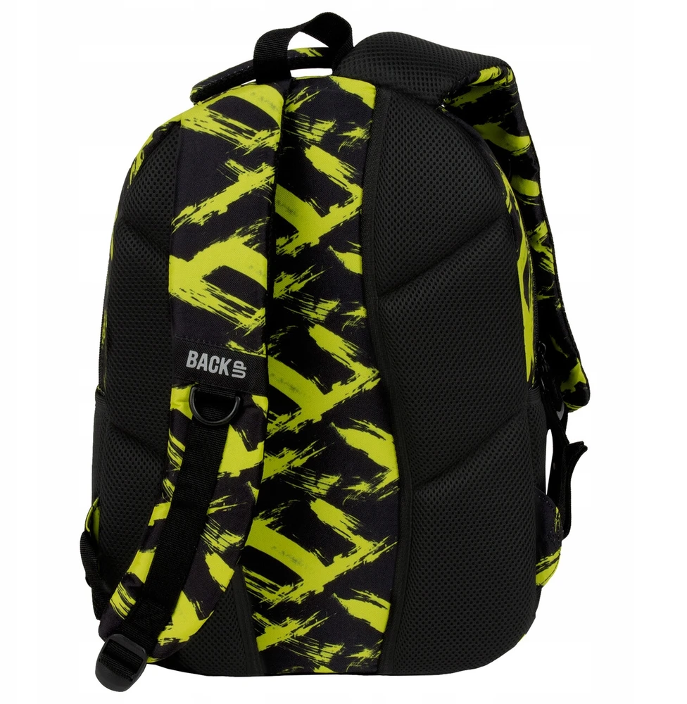 Back Up Mokyklinė kuprinė Backup 26l, neoninė geltona