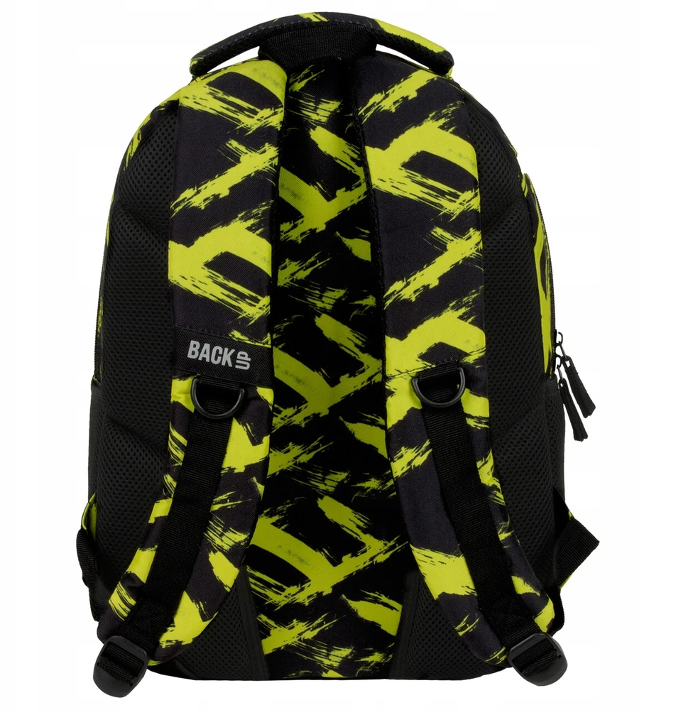 Back Up Mokyklinė kuprinė Backup 26l, neoninė geltona