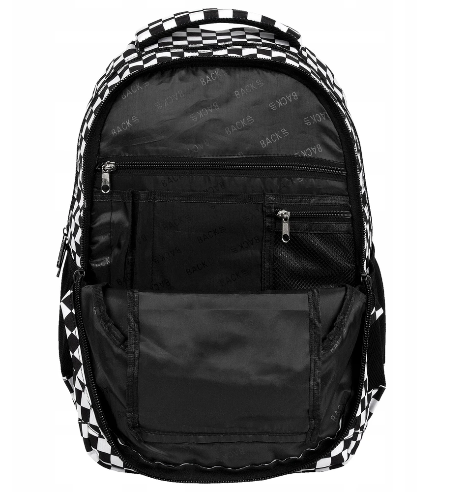 Derform Back Up Mokyklinė kuprinė Backup 30l, jaunimui, languota