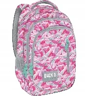 Back Up Mokyklinė kuprinė BackUP Foam, 24 L, rožinė/pilka