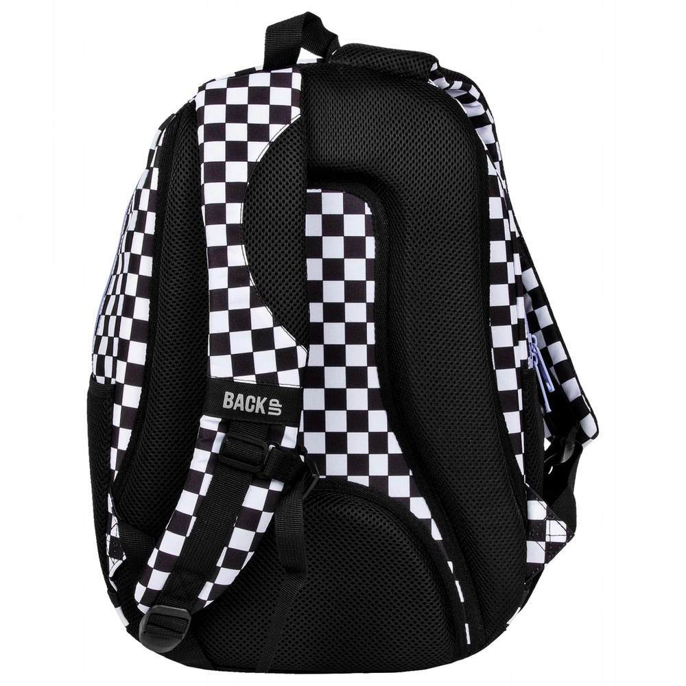 Back Up Mokyklinė kuprinė Backup "šachovnica" mergaitėms, 26l