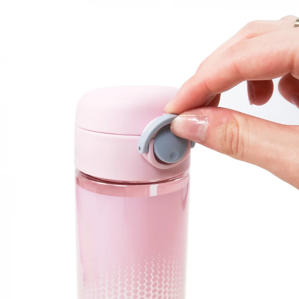 Back Up Rinkinys bidon 600ml i śniadaniówka BackUP rožinė vaikams BPA FREE