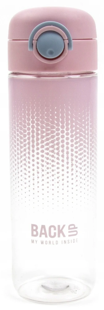 Back Up Rinkinys bidon 600ml i śniadaniówka BackUP rožinė vaikams BPA FREE