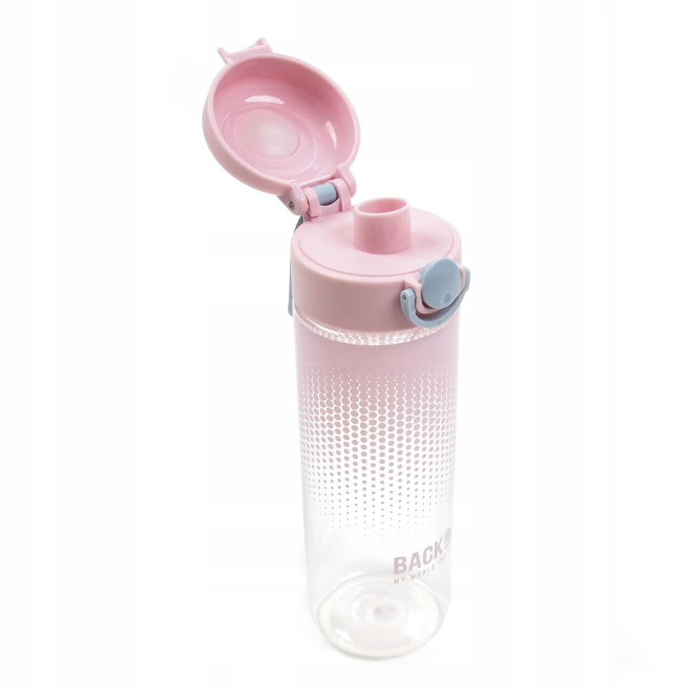 Back Up Rinkinys bidon 600ml i śniadaniówka BackUP rožinė vaikams BPA FREE