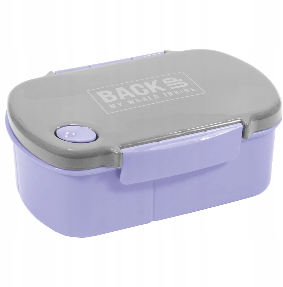 Back Up Rinkinys: Bidonas ir maisto dėžutė su pertvaromis, violetinis