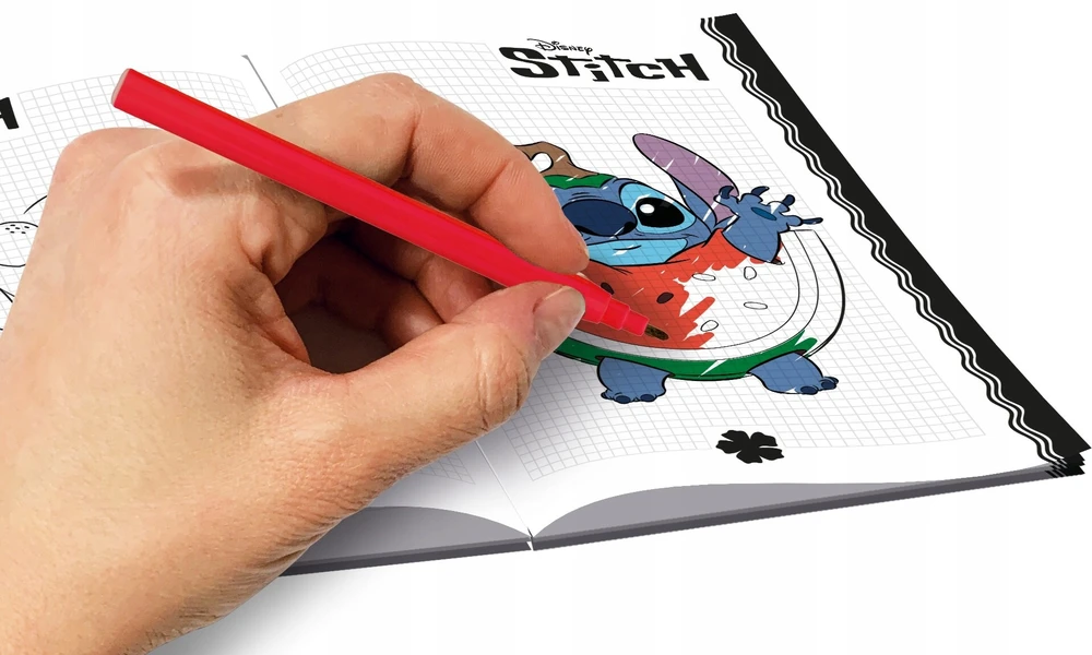 Lisciani STITCH spalvinimo ir piešimo rinkinys kuprinėje, 110674