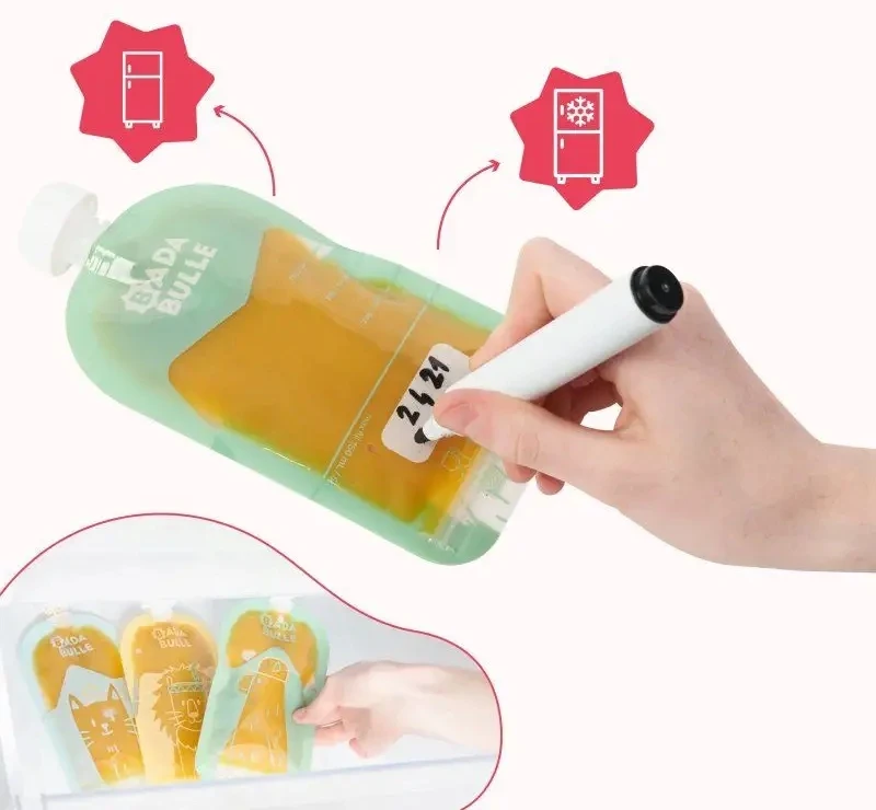 Badabulle maisto pakeliai 150 ml 15 vnt.