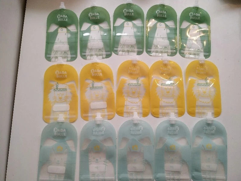 Badabulle maisto pakeliai 150 ml 15 vnt.