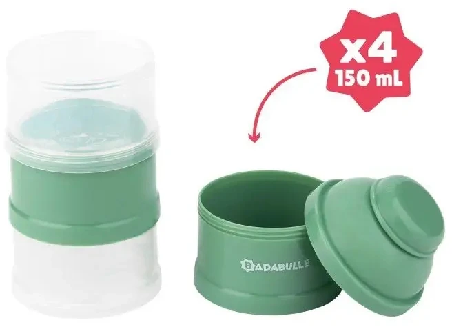 Badabulle Pojemniki na mleko w proszku przekąski