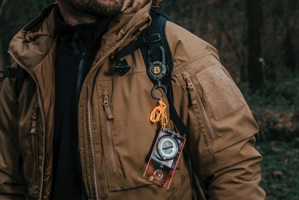 Badger Outdoor Įtraukiama virvė ištraukiama virvė Badger Lauko karabininis raktų pakabukas BO-RTR-5