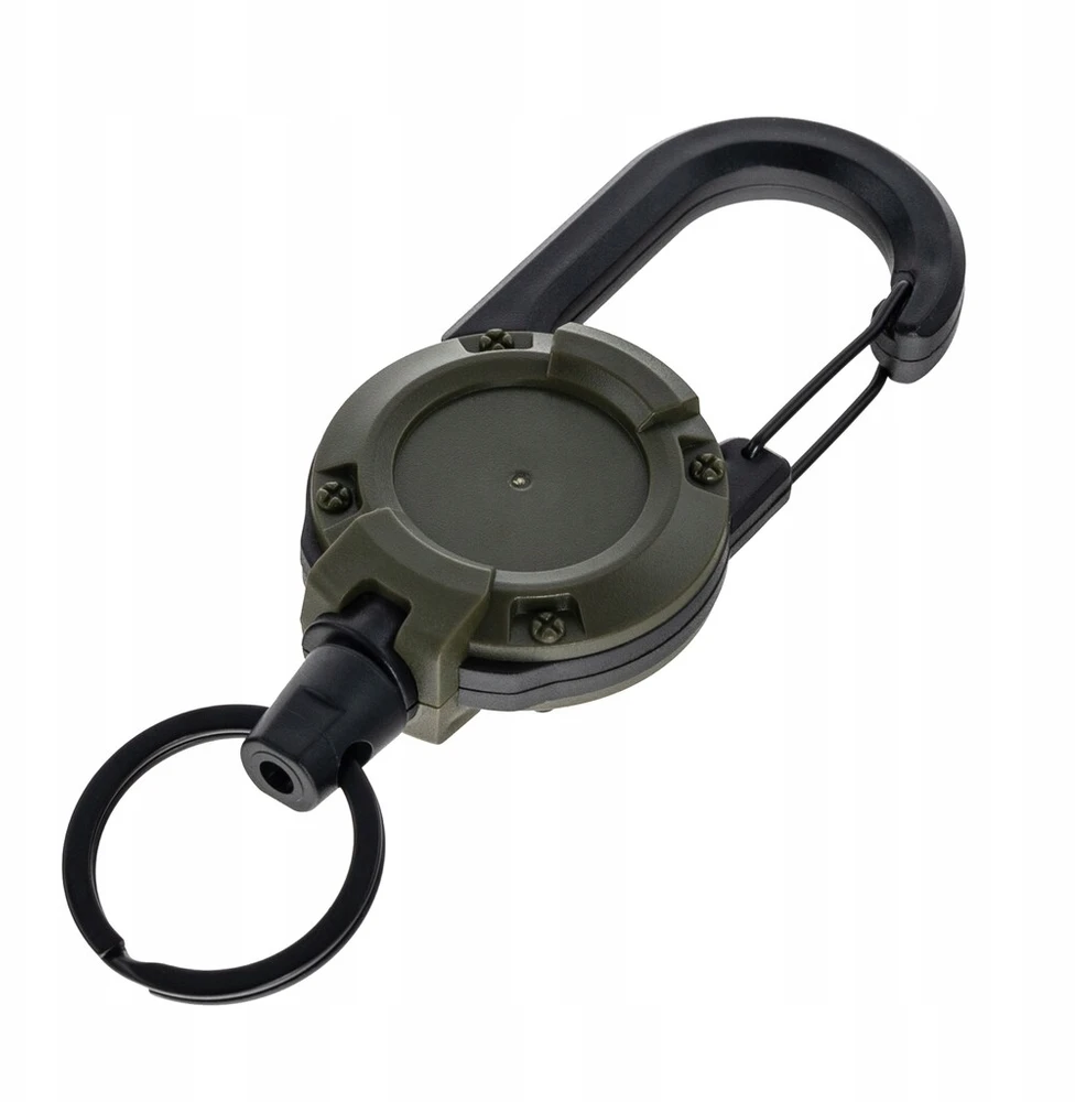 Badger Outdoor Įtraukiama virvė ištraukiama virvė Badger Lauko karabininis raktų pakabukas BO-RTR-5
