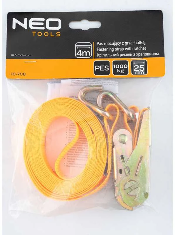 Bagažo tvirtinimo diržas NEO TOOLS 10-708 25 mm x 4 m, 1000 kg