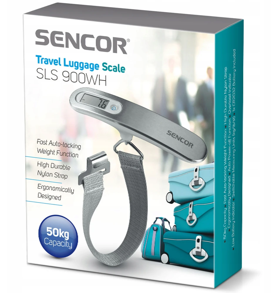 Bagia Elektroninės svarstyklės bagažui "Sencor"