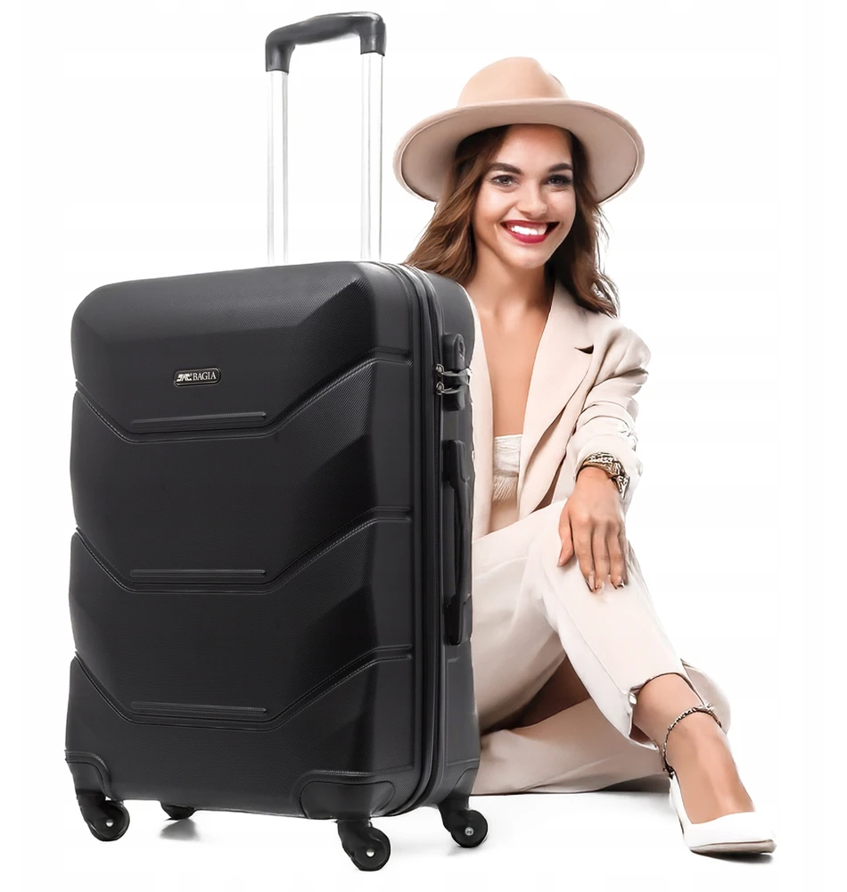 Bagia VIDUTINĖS KELIONĖS LAMINAS SU RATAIS EXCLUSIVE XL BAGAŽAS 15 PREMIUM SPALVŲ