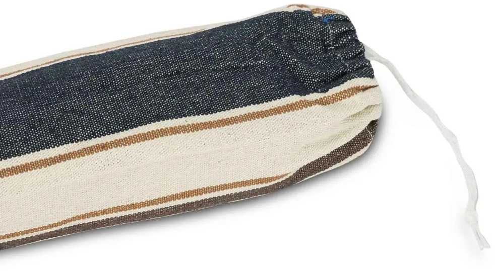 Sofotel „Bahama“ dvigulė sodo hamako sofa, balta ir mėlyna