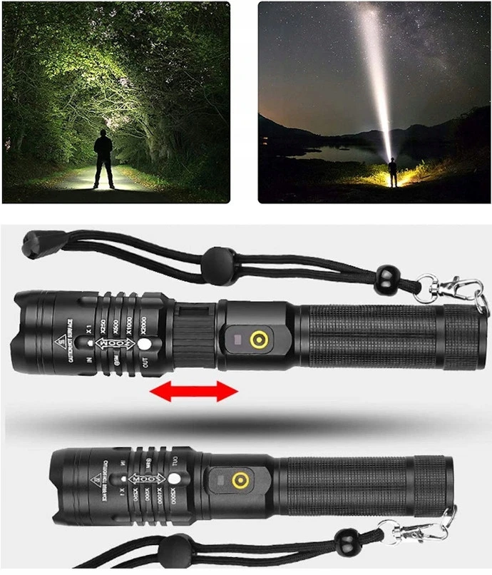Bailong Žibintuvėlis CREE XHP160 LED