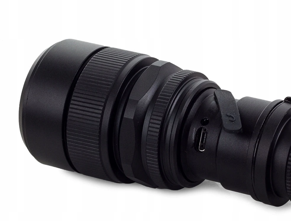 Žibintuvėlis Bailong 603 LED su CREE XM-L T6 dioda ir USB krovimu