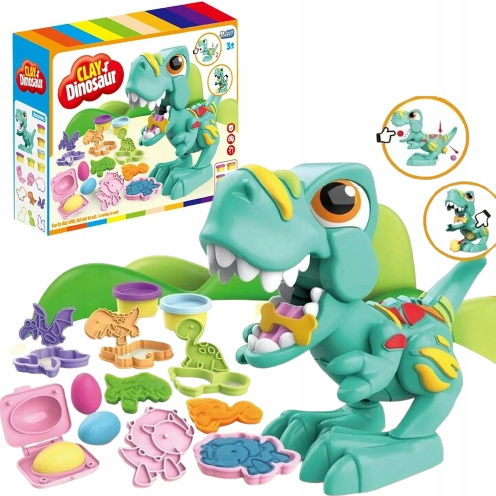Bajkowy Kuferek CASTRY PASTE FUN FEED DINOZAURO + PRIEDŲ RINKINYS