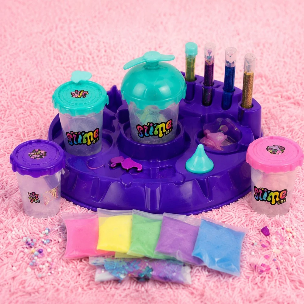 Bajkowy Kuferek SLIME FACTORY, SKIRTA SLUTS XL SLIME GLITTER RINKINYS lipdukams + PRIEDAI
