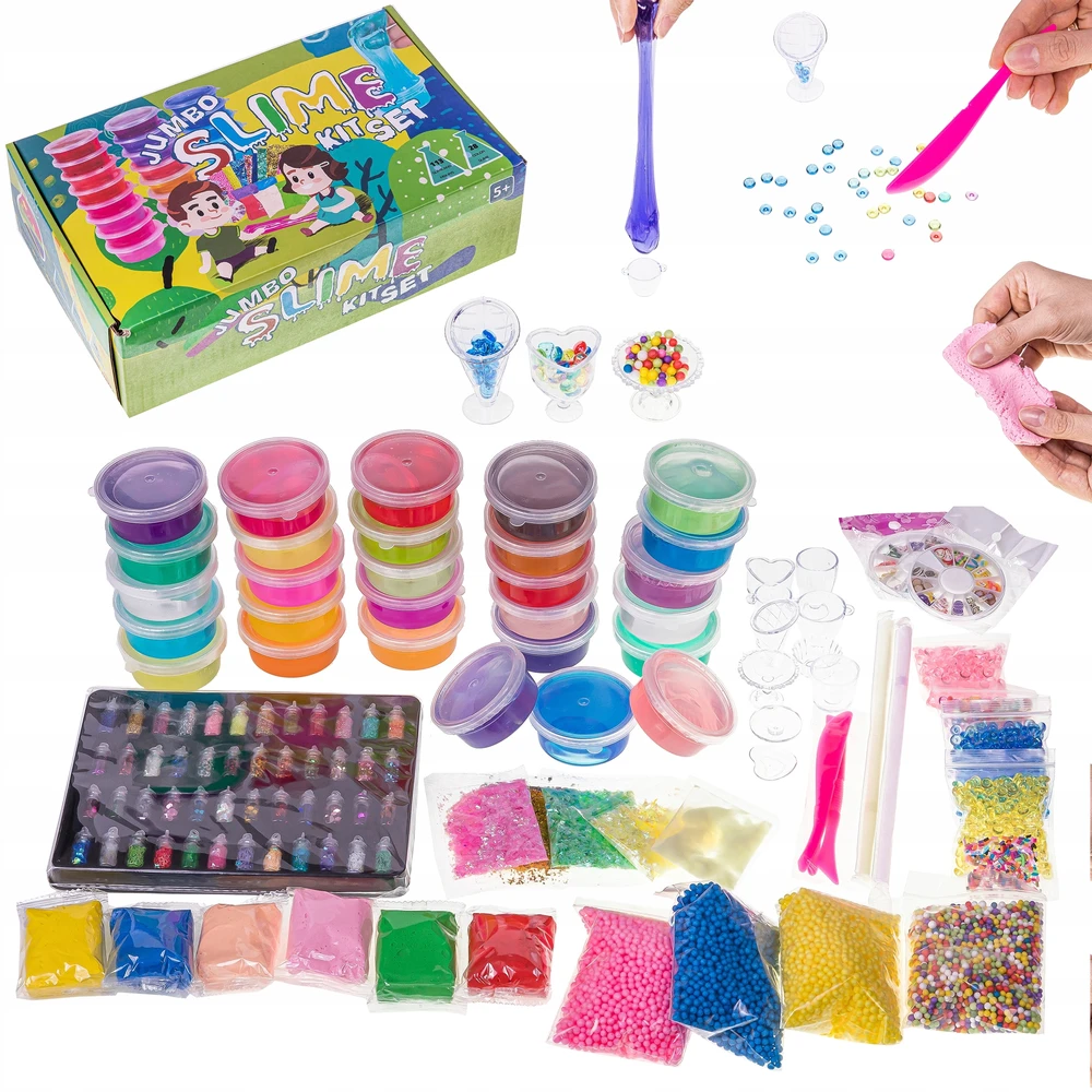 Bajkowy Kuferek SLIME GAMYBOS RINKINYS FACTORY LABORATORY XXL SLIME BOX GLUT JUMBO