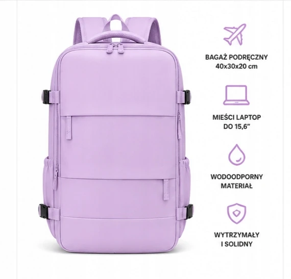 Bakalu Turistinė kuprinė 40x30x20 cm Ryanair WIZZAIR Skrydžio bagažas