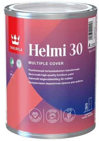 Baldų dažai TIKKURILA HELMI 10, matiniai, 0,9 l