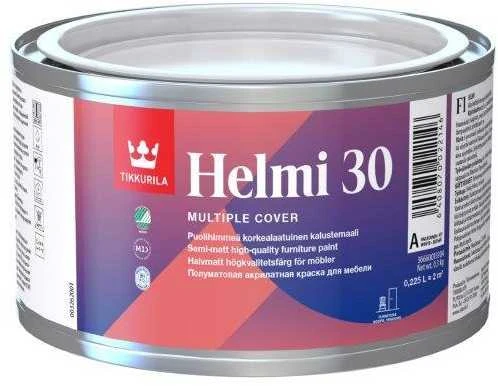 Baldų dažai TIKKURILA HELMI 30, pusiau matiniai, 0,9 l