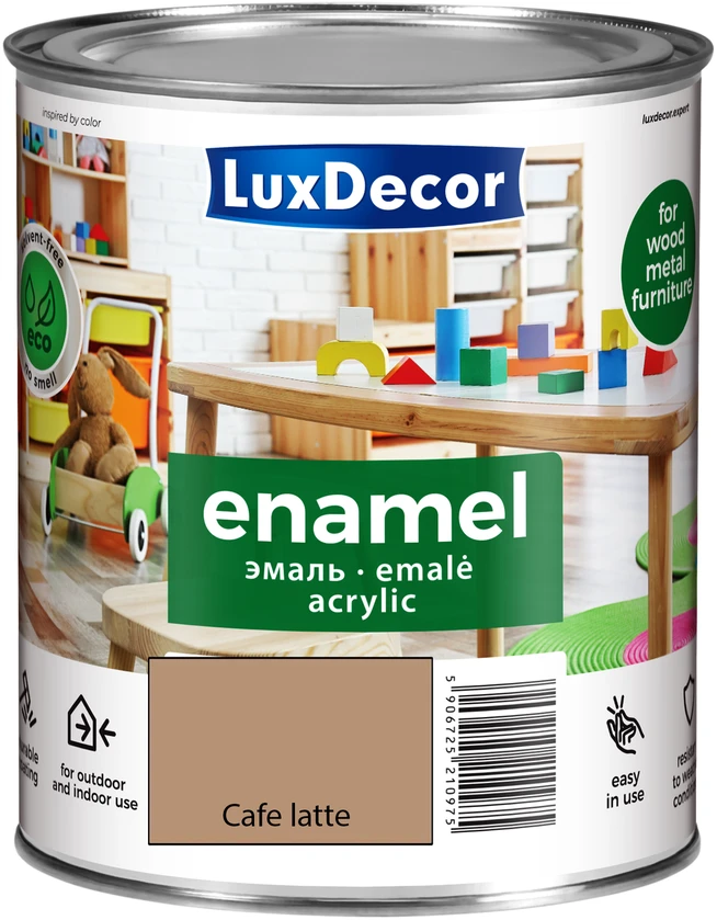Baldų dažai VIVACOLOR Žalias LINE FURNITURE 30, pusiau matiniai, 225 ml